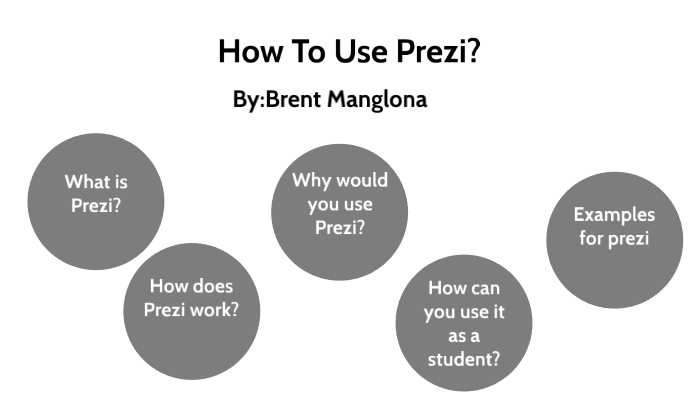 How To Use Prezi? by Brent Manglona on Prezi Next