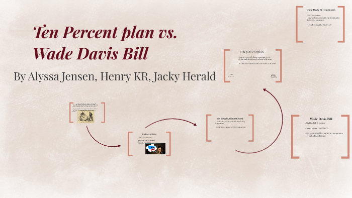 Ten Percent plan vs. Wade Davis Bill by Jacqueline Herald on Prezi Next