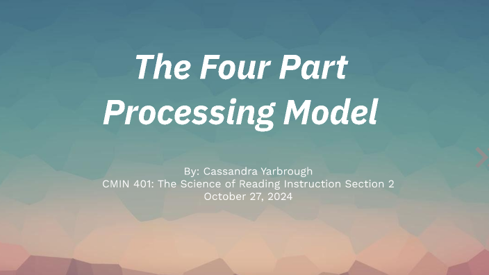 The Four Part Processing Model by Cassandra Yarbrough on Prezi