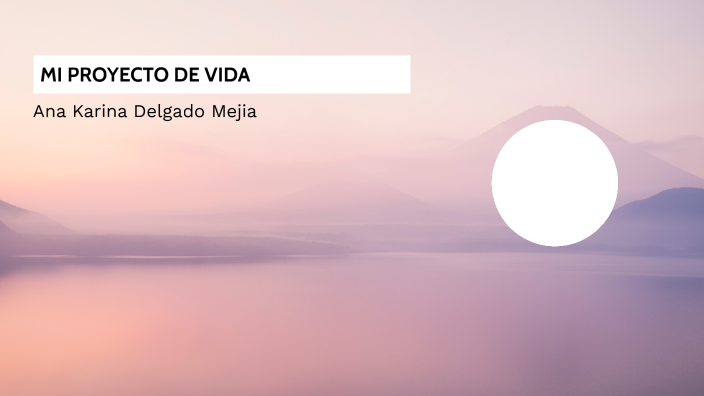 Mi proyecto de vida by ana delgado on Prezi