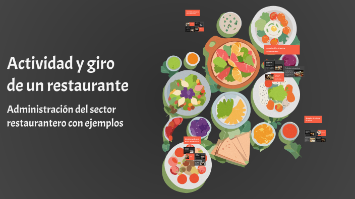 Actividad O Giro De Un Restaurante