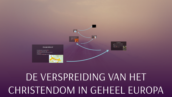 DE VERSPREIDING VAN HET CHRISTENDOM IN GEHEEL EUROPA by Annabel van