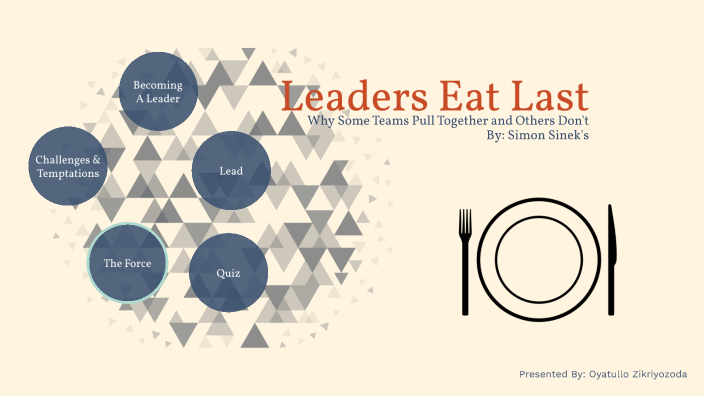 thesis of leaders eat last