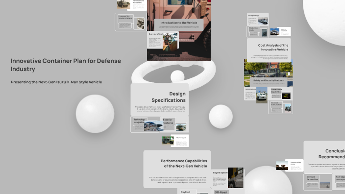 Innovative Container Plan for Defense Industry by Tahir Çiftçi on Prezi