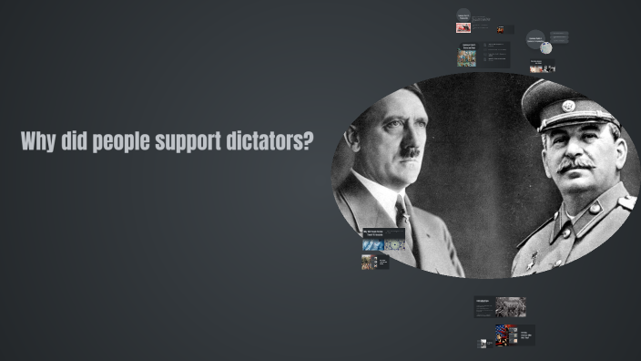 Understanding Support for Dictators: A Study of Hitler and Mao by ...