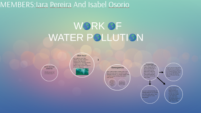 WATER POLLUTION by Iarisa Peroso on Prezi