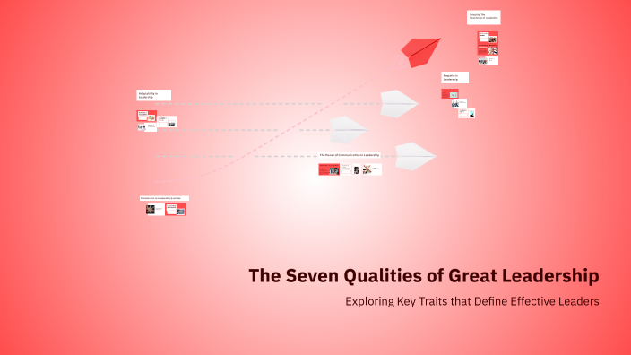 The Seven Qualities of Great Leadership by hailey baker on Prezi