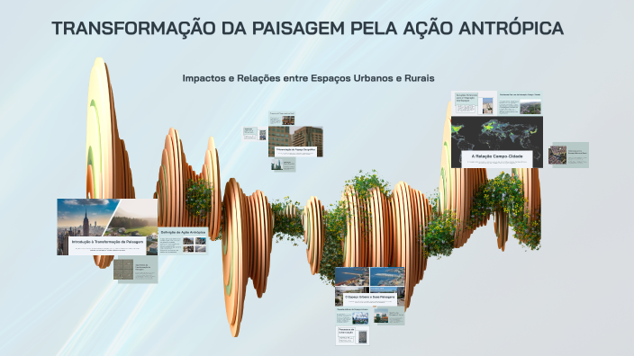 TRANSFORMAÇÃO DA PAISAGEM PELA AÇÃO ANTRÓPICA by Sofia de Oliveira ...