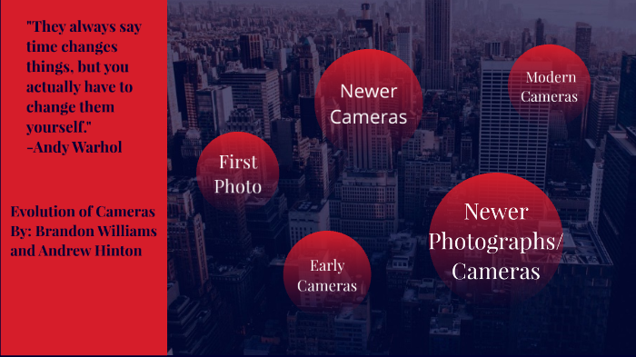Camera Brandon Color Evolution of Cameras by Brandon Williams on Prezi