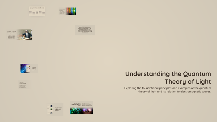 Understanding the Quantum Theory of Light by Mounzer Zahraa on Prezi