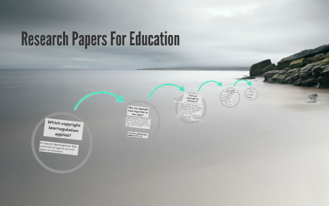 research papers for education