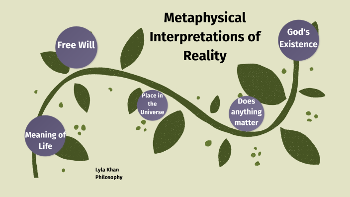 Metaphysical Interpretations Of Reality By Lyla Khan On Prezi