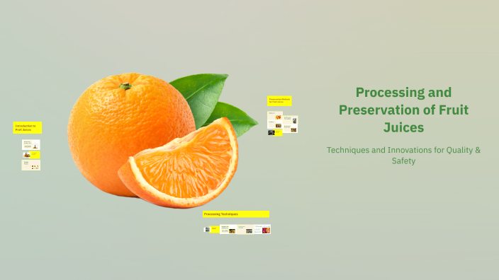 Processing And Preservation Of Fruit Juices By Ananya Malik On Prezi