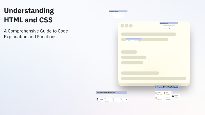 Understanding HTML and CSS by Anupoju Kowshik on Prezi