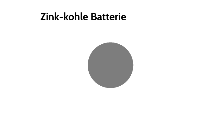 Zink-kohle Batterie by lui flke