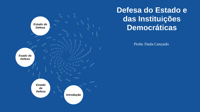 Defesa do Estado e das Instituições Democráticas by Paula Cançado on Prezi