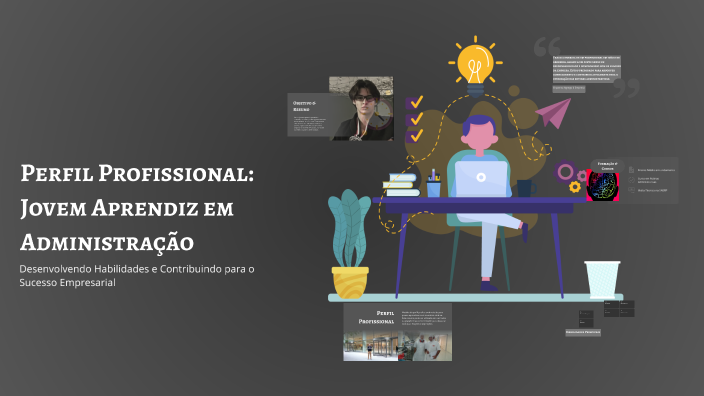 Perfil Profissional: Jovem Aprendiz em Administração by VALERIA MELO on ...