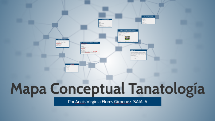 Mapa Conceptual Tanatologia by Anais Flores on Prezi Next