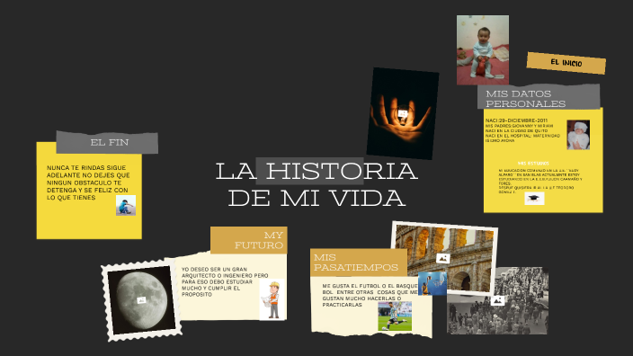 LA HISTORIA DE MI VIDA by Jordan Chicaiza on Prezi