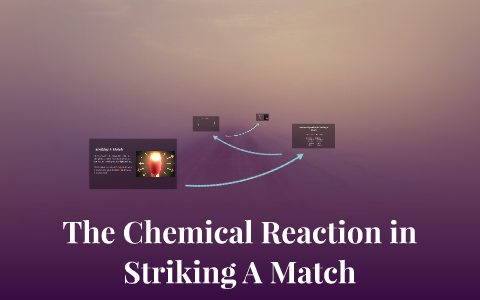 The Chemical Reaction in Striking A Match
