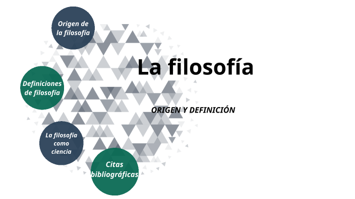 El origen de la filosofía by Jorge Luis Quito on Prezi