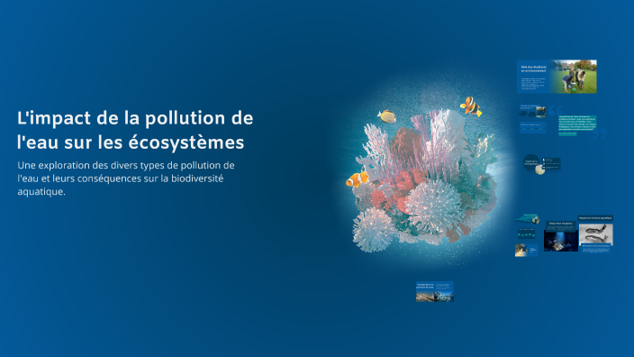 L'impact de la pollution de l'eau sur les écosystèmes by idris younes ...