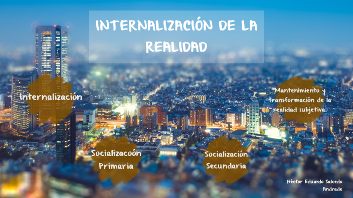 INTERNALIZACIÓN DE LA REALIDAD by Eduardo Salcedo Andrade on Prezi