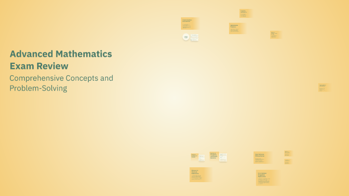 Advanced Mathematics Exam Review by Thinley Wangchuk Drukpa on Prezi
