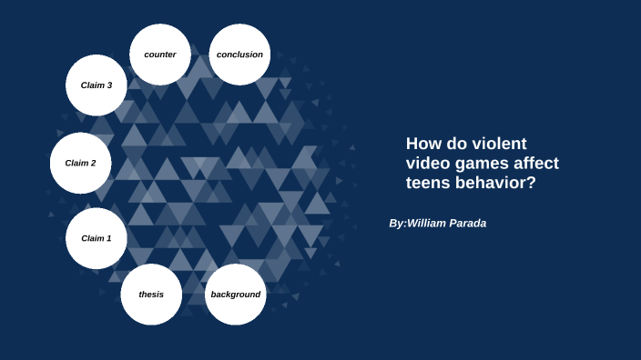 How Do Violent Video Games Affect Teens Behavior By William Parada