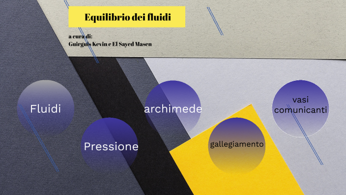 Equilibrio Dei Fluidi By Masen Elsayed On Prezi