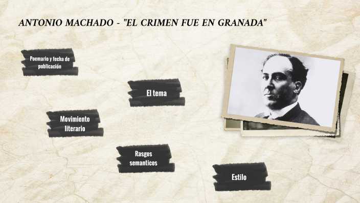 ANTONIO MACHADO-El Crimen Fue En Granada By Alazne Carretero