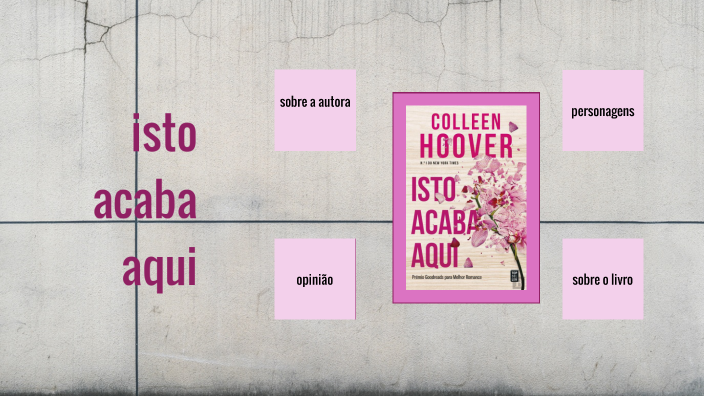 Isto Acaba Aqui de Colleen HooveIsto Acaba Aqui de Colleen Hoover