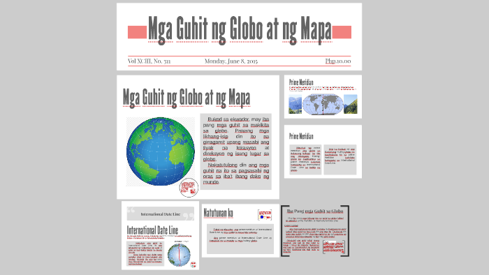 Mga Linya Ng Globo At Ng Mapa By Jairus Abarre