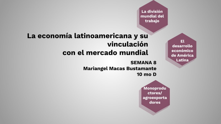 La Economía Latinoamericana Y Su Vinculación Con El Mercado Mundial By Mariángel Macas Bustamante 0544