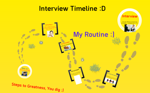 Interview Timeline. Visual Interview Timeline by Paul Trevino on Prezi