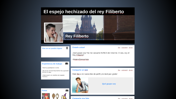 El Espejo Hechizado Del Rey Filiberto By Berenice Esparza On Prezi