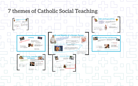 7 Themes Of Cathlic Social Teaching By Tommy Deep