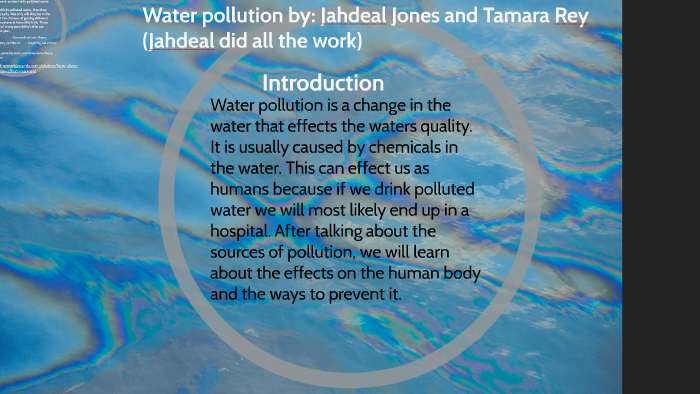 Water pollution by on Prezi