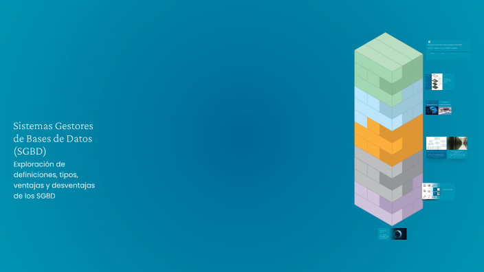 Sistemas Gestores de Bases de Datos (SGBD) by Jhon PC on Prezi