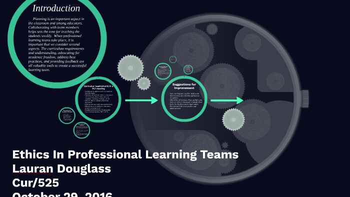 Ethics In Professional Learning Teams by Lauran Douglass on Prezi