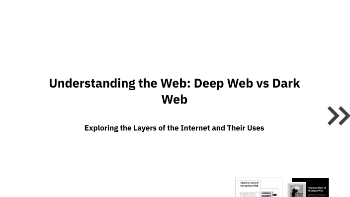 Understanding the Web: Deep Web vs Dark Web by Bucurici David on Prezi