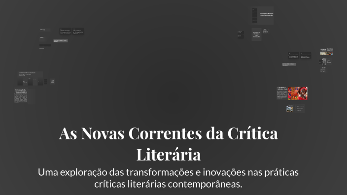 As Novas Correntes da Crítica Literária by MÔNICA CARDOSO on Prezi