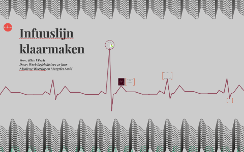 Infuuslijn Klaarmaken By Margriet Smid