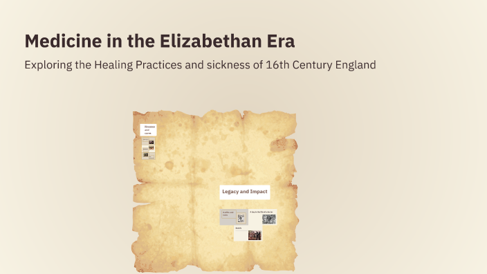 Medicine in the Elizabethan Era by Maddie Zawacki on Prezi
