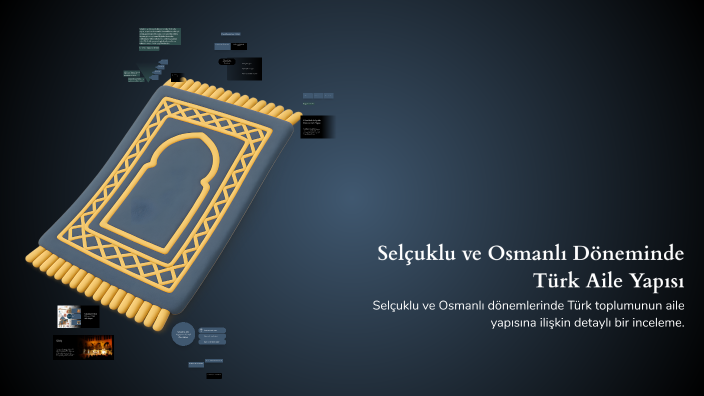 Selçuklu ve Osmanlı Döneminde Türk Aile Yapısı by Zulal Ozvardar on Prezi