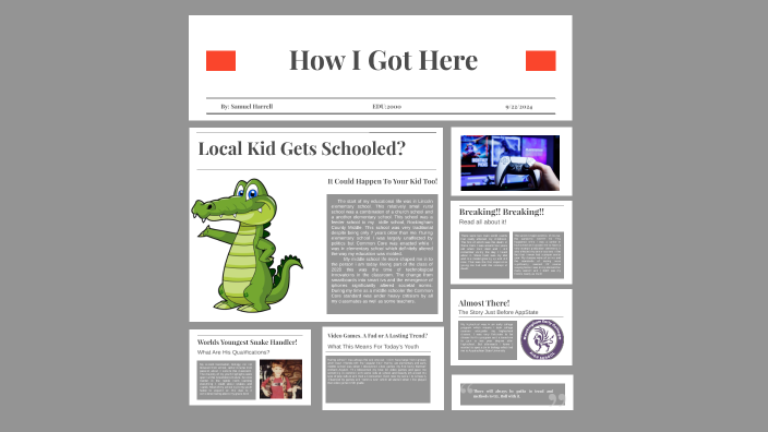 How I Got Here by sam harrell on Prezi