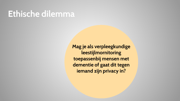 Langdurige zorg; week 7 ethische dilemma by Floor Huiskamp on Prezi