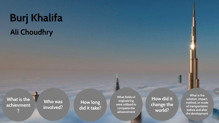 Burj Khalifa by Ali Choudhry on Prezi