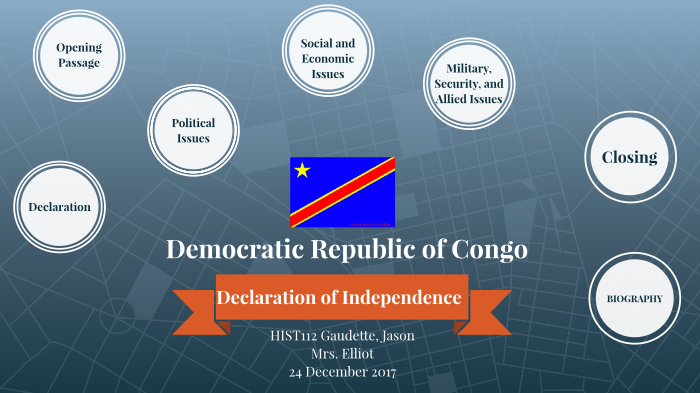 congo declaration of independence