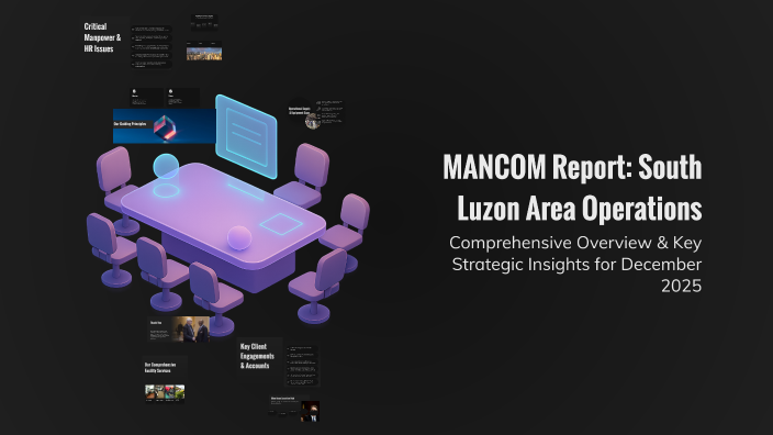 Mancom MANCOM Report: South Luzon Area Operations by Aloncito Pines on Prezi